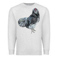 Oatmeal Heather Ameraucana Rooster Premium Sweatshirt - LillyAllenDesigns