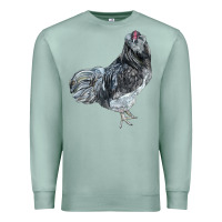 Seafoam Ameraucana Rooster Premium Sweatshirt - LillyAllenDesigns