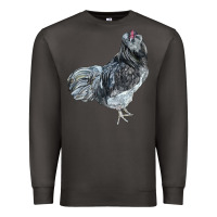 Smoke Ameraucana Rooster Premium Sweatshirt - LillyAllenDesigns