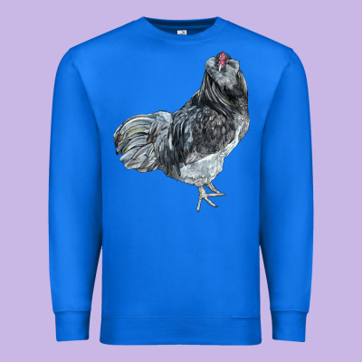 Ameraucana Rooster Premium Sweatshirt Designed By Lillyallendesigns
