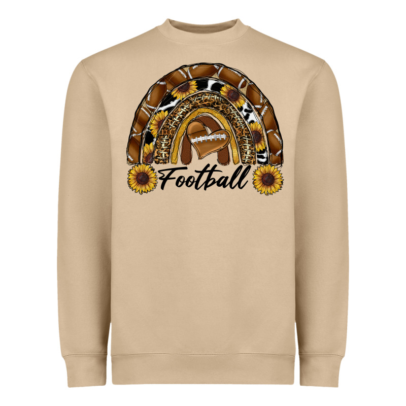 Football Rainbow Heavyweight Sweatshirt by RanaPortraitStore | Teevron
