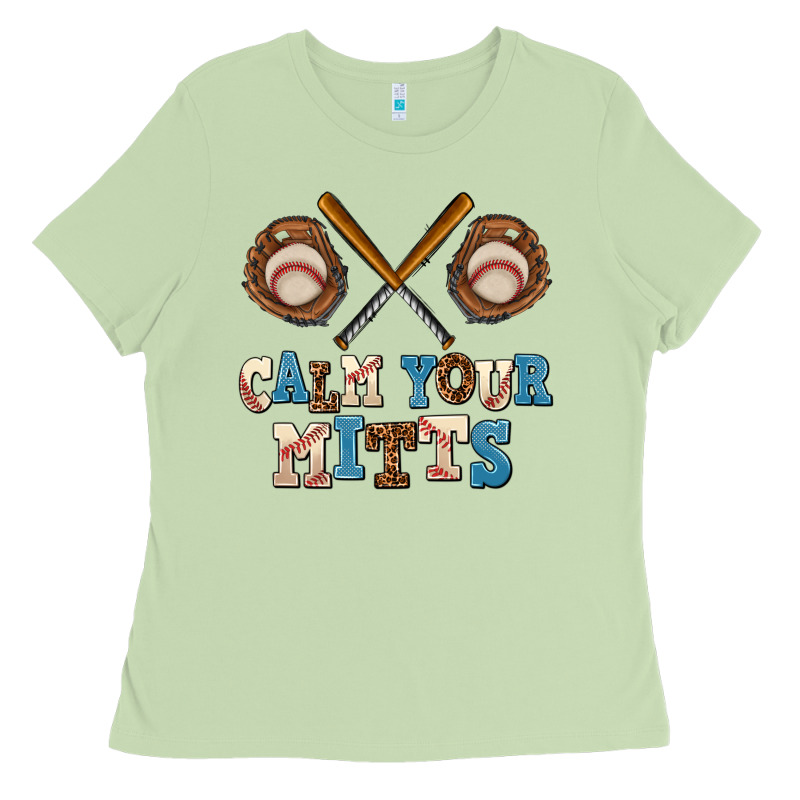 Calm Your Mitts Ladies Tee by AdoDesignShop | Teevron
