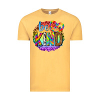 Vintage Mustard be kind with heart ballons Vintage Tee - texasbilliewilder