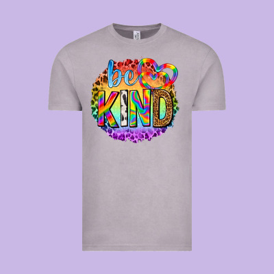 Vintage Tee be kind with heart ballons