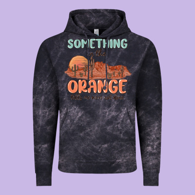Vintage Hoodie something in the orange
