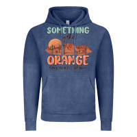 Vintage Denim something in the orange Vintage Hoodie - MaliasSmallBusiness