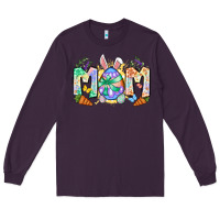 Plum Easter Day mom Long Sleeve Tee - Neo Western