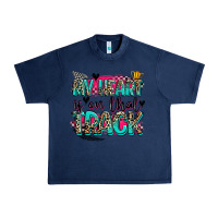 Navy my heart is on that track Urban Heavy Tee - Zillion Design Studio
