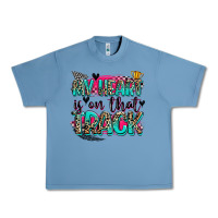 Pebble Blue my heart is on that track Urban Heavy Tee - Zillion Design Studio