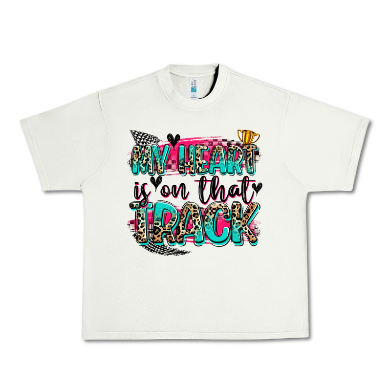 My Heart Is On That Track Urban Heavy Tee by Zillion Design Studio | Teevron
