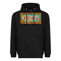 Black jesus western patterns license plate template Heavyweight Hoodie - BarkalooDesign