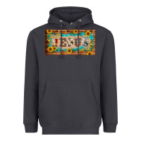 Smoke jesus western patterns license plate template Heavyweight Hoodie - BarkalooDesign