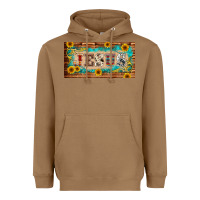 Toasted Coconut jesus western patterns license plate template Heavyweight Hoodie - BarkalooDesign
