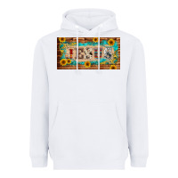 White jesus western patterns license plate template Heavyweight Hoodie - BarkalooDesign