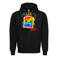 Black diversity is my jam Zipper Hoodie - Artiststas
