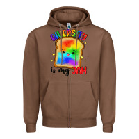 Chestnut diversity is my jam Zipper Hoodie - Artiststas
