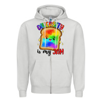 Dove Grey diversity is my jam Zipper Hoodie - Artiststas