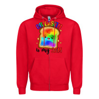 Red diversity is my jam Zipper Hoodie - Artiststas