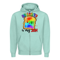 Seafoam diversity is my jam Zipper Hoodie - Artiststas