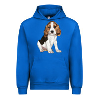 Cobalt beagle puppy Urban Hoodie - LillyAllenDesigns