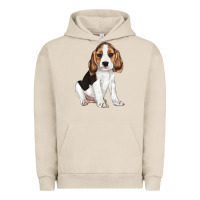 Pigment French Oak beagle puppy Urban Hoodie - LillyAllenDesigns