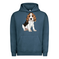 Pigment Midnight Navy beagle puppy Urban Hoodie - LillyAllenDesigns