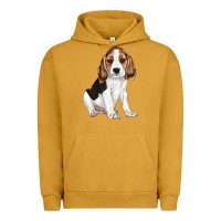 Pigment Peanut Butter beagle puppy Urban Hoodie - LillyAllenDesigns