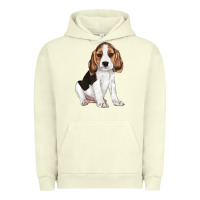 Pigment Pistachio beagle puppy Urban Hoodie - LillyAllenDesigns