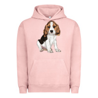 Pigment Salmon beagle puppy Urban Hoodie - LillyAllenDesigns