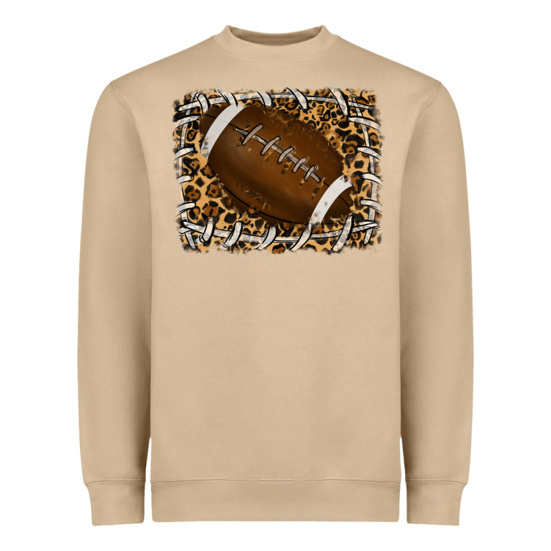 Leopard American Football Backround Heavyweight Sweatshirt by RanaPortraitStore | Teevron