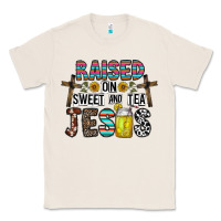 Natural raised on sweet and tea jesus Classic Tee - CowhideDigitalArt