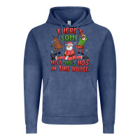 Vintage Denim there's some ho's ho's ho's in this house Vintage Hoodie - MaliasSmallBusiness