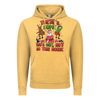 Vintage Mustard there's some ho's ho's ho's in this house Vintage Hoodie - MaliasSmallBusiness