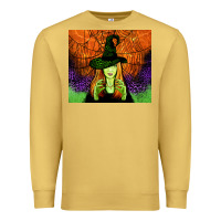 Antique Gold halloween witch tumbler Premium Sweatshirt - Jasminsmagicworld