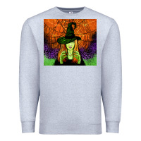 Heather Grey halloween witch tumbler Premium Sweatshirt - Jasminsmagicworld