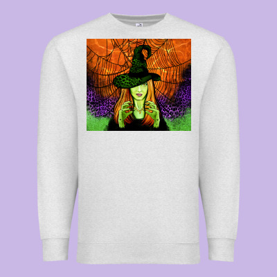 Halloween Witch Tumbler Premium Sweatshirt Designed By Jasminsmagicworld