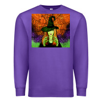 Purple halloween witch tumbler Premium Sweatshirt - Jasminsmagicworld