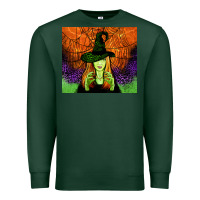 Sports Green halloween witch tumbler Premium Sweatshirt - Jasminsmagicworld