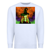 White halloween witch tumbler Premium Sweatshirt - Jasminsmagicworld