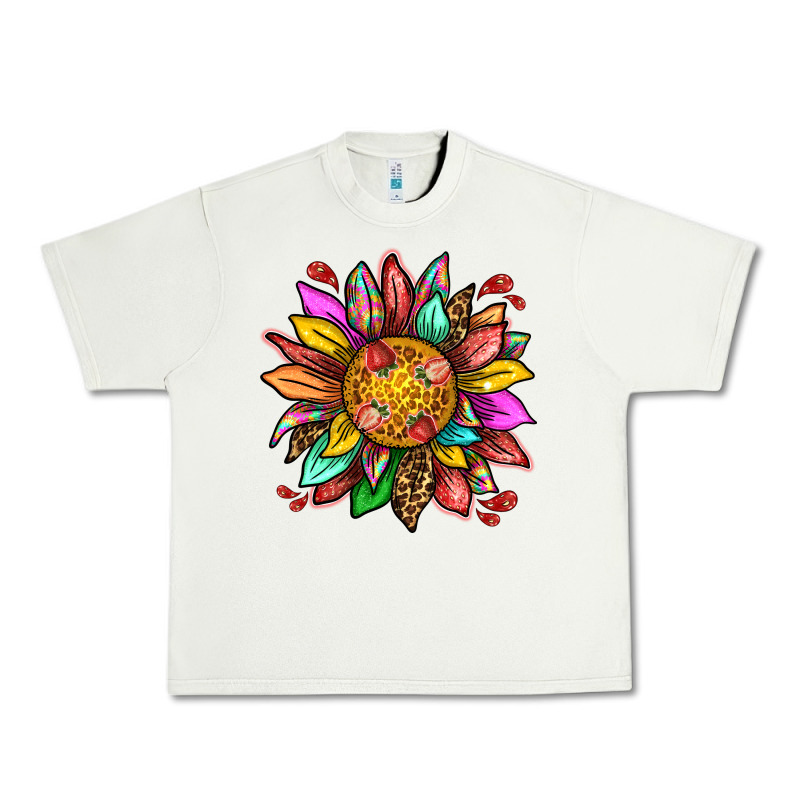Strawberry Sunflower Urban Heavy Tee by texasbilliewilder | Teevron