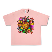 Salmon strawberry sunflower Urban Heavy Tee - texasbilliewilder
