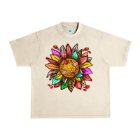 Sandshell strawberry sunflower Urban Heavy Tee - texasbilliewilder