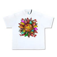 White strawberry sunflower Urban Heavy Tee - texasbilliewilder