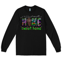 Black home sweet home Long Sleeve Tee - CowhideDigitalArt