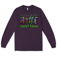 Plum home sweet home Long Sleeve Tee - CowhideDigitalArt
