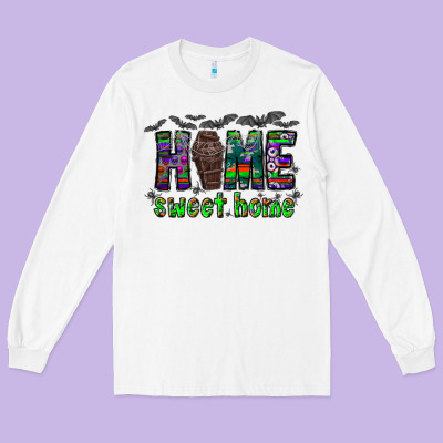 Home Sweet Home Long Sleeve Tee Designed By Cowhidedigitalart