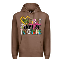 Chestnut my first day of 1st grade Premium Hoodie - NancyCooperArtShop
