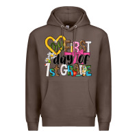 Coffee my first day of 1st grade Premium Hoodie - NancyCooperArtShop