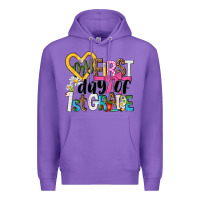 Purple my first day of 1st grade Premium Hoodie - NancyCooperArtShop