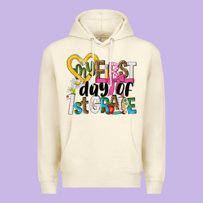 My First Day Of 1st Grade Premium Hoodie Designed By Nancycooperartshop